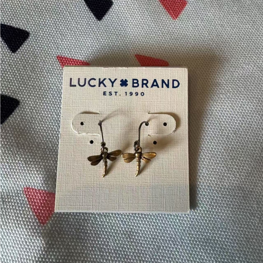 Lucky Brand Dragonfly Earrings 18$